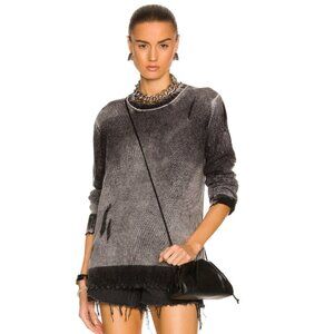 R13 Sweater in Faded Black